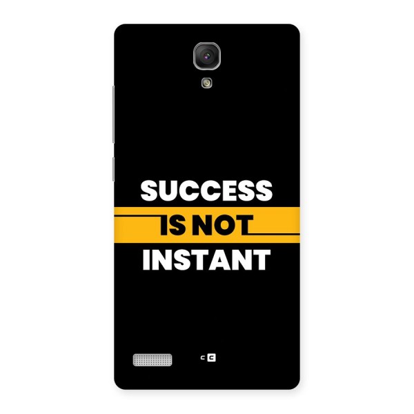 Success Not Instant Back Case for Redmi Note