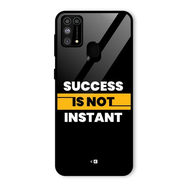 Success Not Instant Glass Back Case for Galaxy F41
