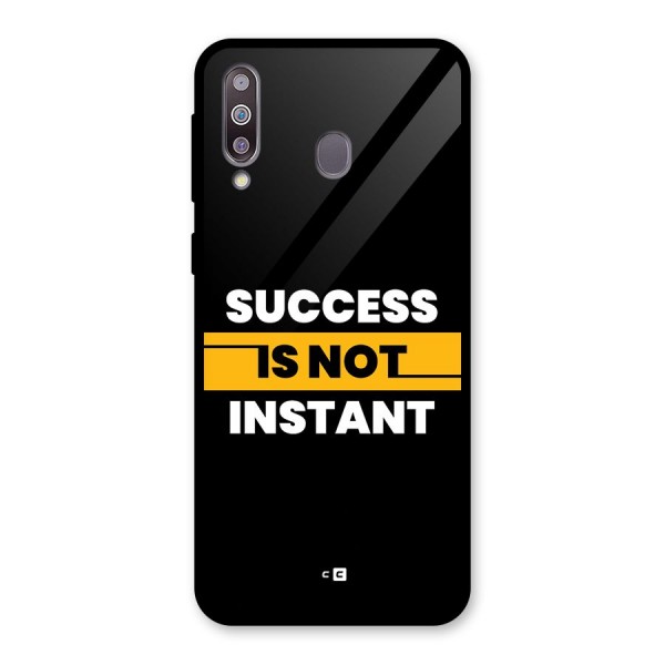 Success Not Instant Glass Back Case for Galaxy M30