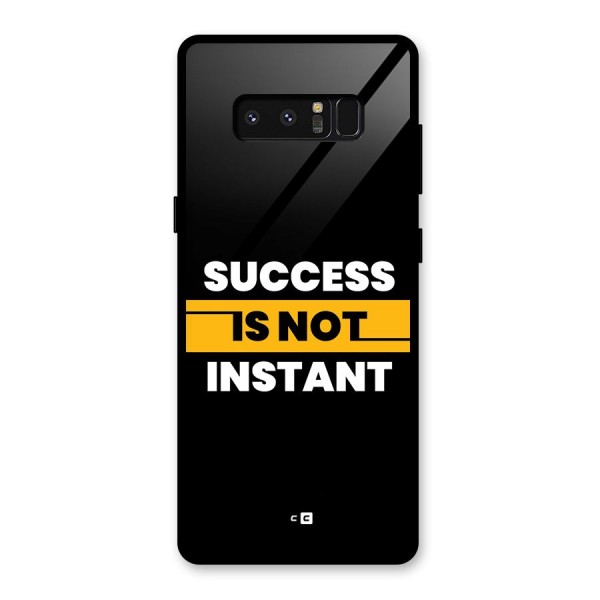 Success Not Instant Glass Back Case for Galaxy Note 8
