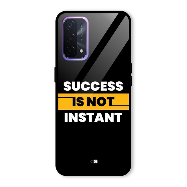 Success Not Instant Glass Back Case for Oppo A74 5G