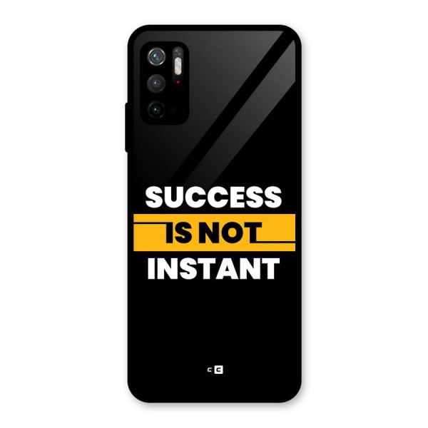 Success Not Instant Glass Back Case for Poco M3 Pro 5G