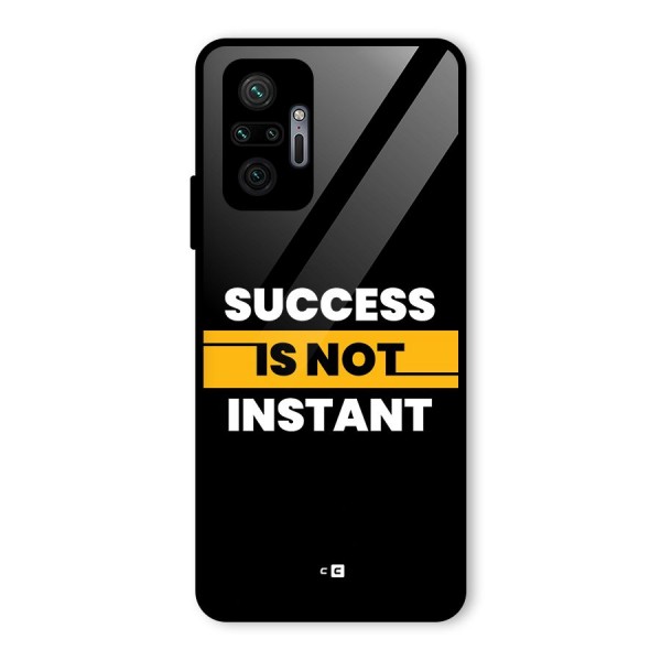 Success Not Instant Glass Back Case for Redmi Note 10 Pro Max