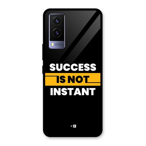 Success Not Instant Glass Back Case for Vivo V21e 5G