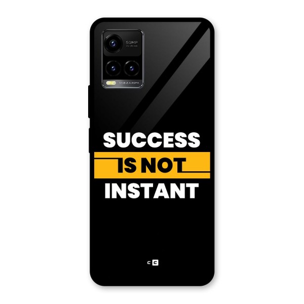 Success Not Instant Glass Back Case for Vivo Y21G