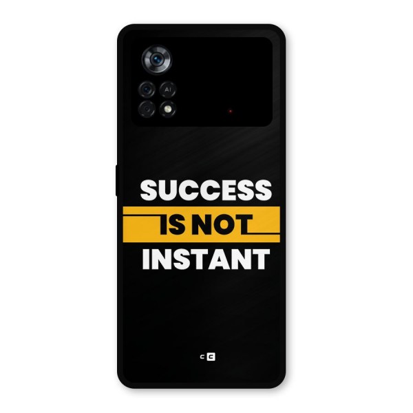 Success Not Instant Metal Back Case for Poco X4 Pro 5G