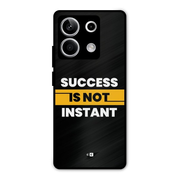 Success Not Instant Metal Back Case for Redmi Note 13 5G