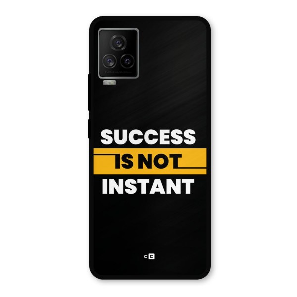 Success Not Instant Metal Back Case for iQOO 7 Legend 5G