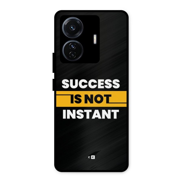 Success Not Instant Metal Back Case for iQOO Z6
