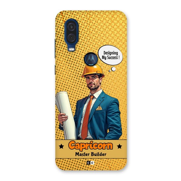 Successful Capricorn Back Case for Motorola One Vision