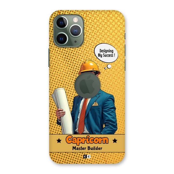 Successful Capricorn Back Case for iPhone 11 Pro Logo Cut
