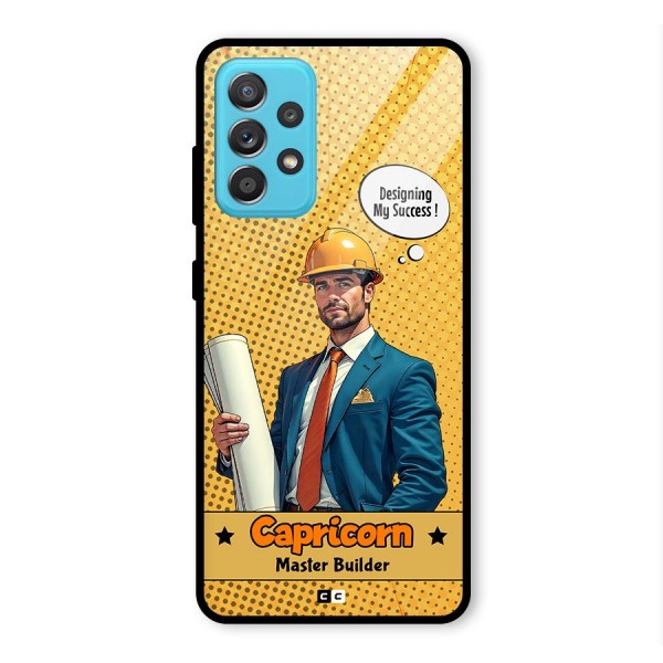 Successful Capricorn Glass Back Case for Galaxy A52