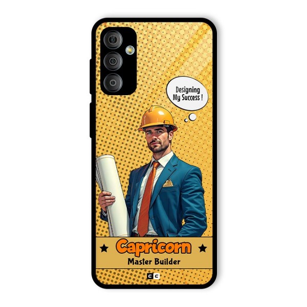 Successful Capricorn Glass Back Case for Galaxy F23