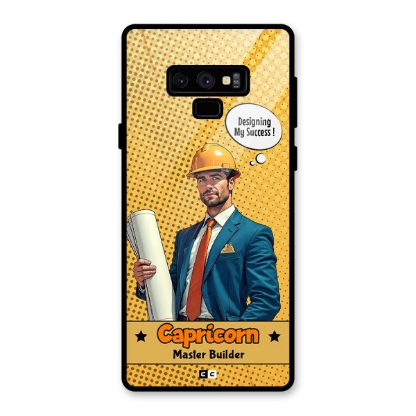 Successful Capricorn Glass Back Case for Galaxy Note 9