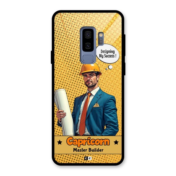 Successful Capricorn Glass Back Case for Galaxy S9 Plus