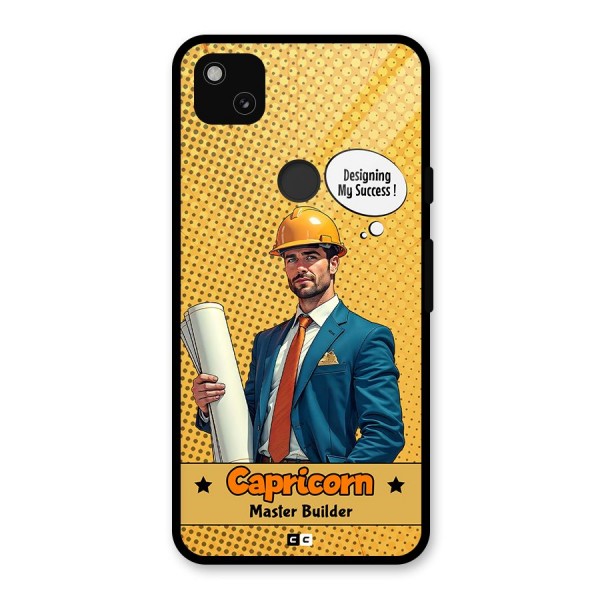 Successful Capricorn Glass Back Case for Google Pixel 4a