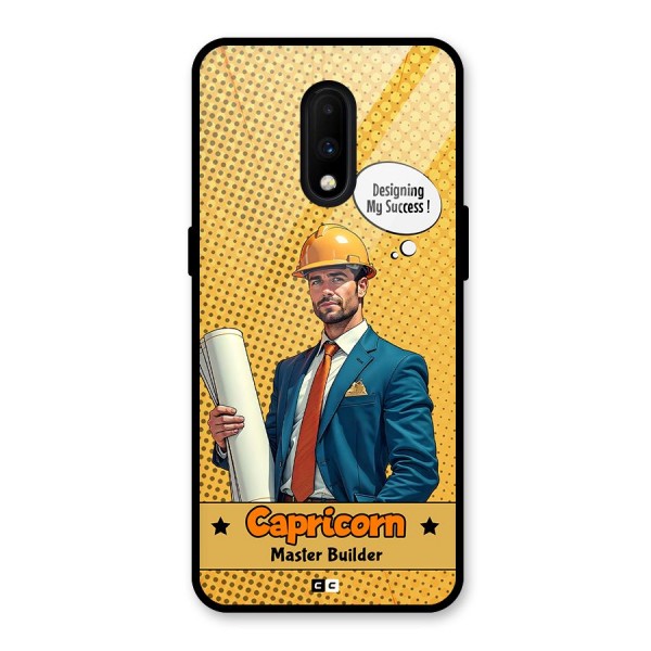 Successful Capricorn Glass Back Case for OnePlus 7