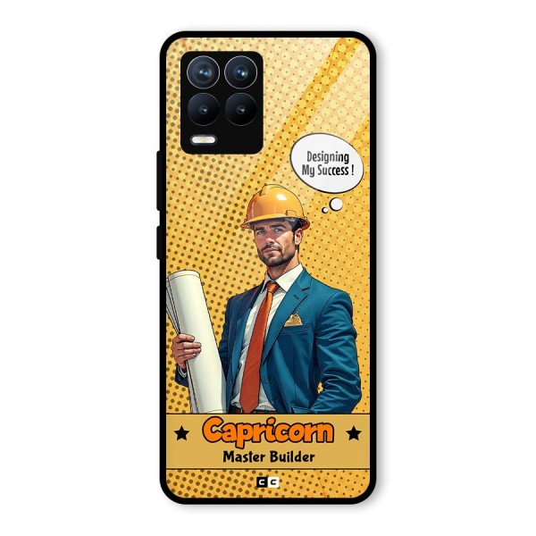 Successful Capricorn Glass Back Case for Realme 8 Pro