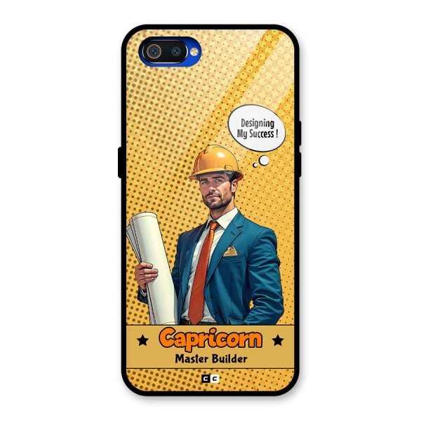 Successful Capricorn Glass Back Case for Realme C2