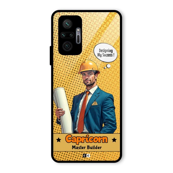 Successful Capricorn Glass Back Case for Redmi Note 10 Pro Max