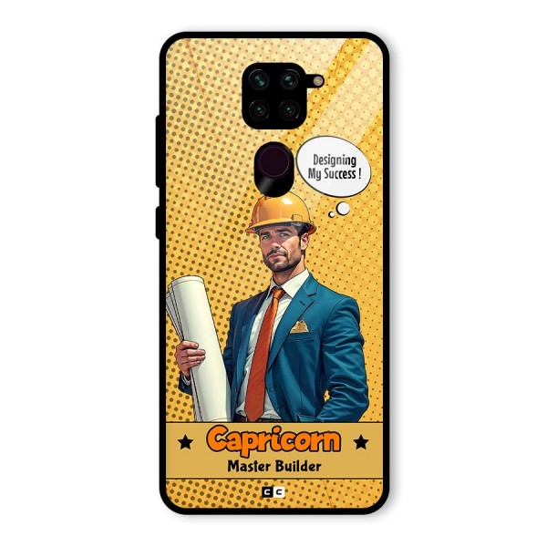 Successful Capricorn Glass Back Case for Redmi Note 9