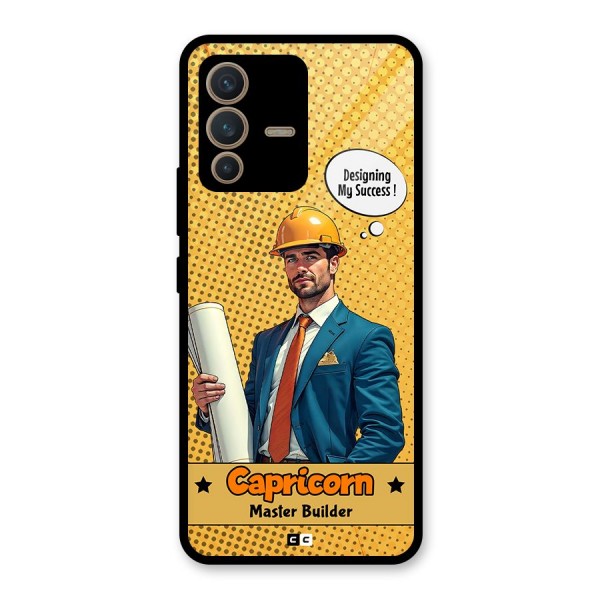 Successful Capricorn Glass Back Case for Vivo V23 5G