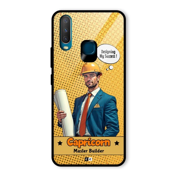 Successful Capricorn Glass Back Case for Vivo Y17