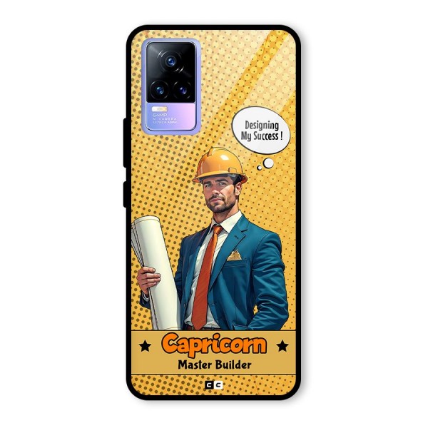 Successful Capricorn Glass Back Case for Vivo Y73