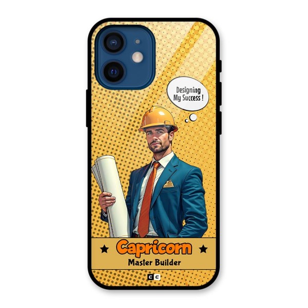 Successful Capricorn Glass Back Case for iPhone 12 Mini