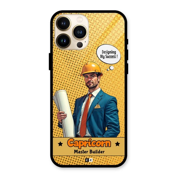 Successful Capricorn Glass Back Case for iPhone 13 Pro Max