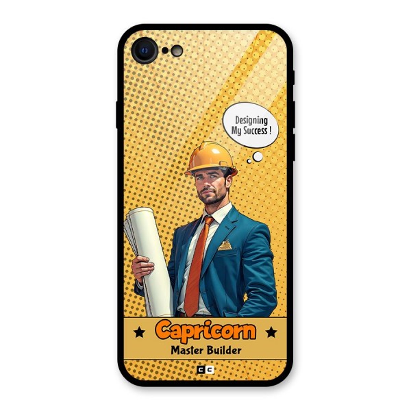 Successful Capricorn Glass Back Case for iPhone SE 2020