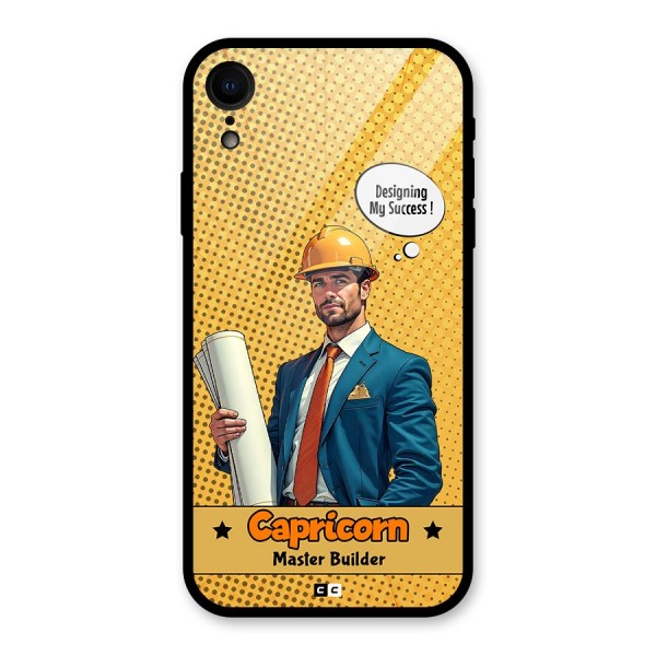 Successful Capricorn Glass Back Case for iPhone XR