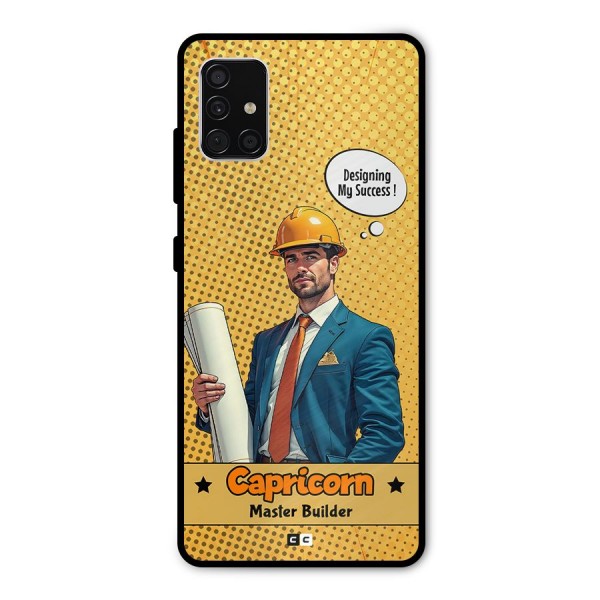 Successful Capricorn Metal Back Case for Galaxy A51