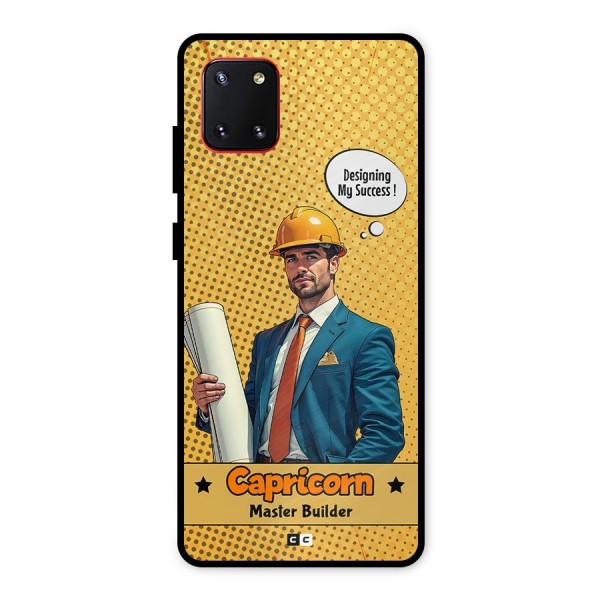 Successful Capricorn Metal Back Case for Galaxy Note 10 Lite