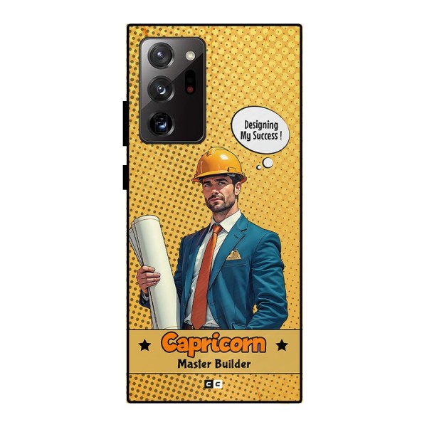 Successful Capricorn Metal Back Case for Galaxy Note 20 Ultra