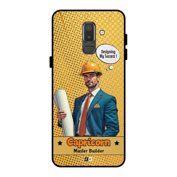 Successful Capricorn Metal Back Case for Galaxy On8 (2018)