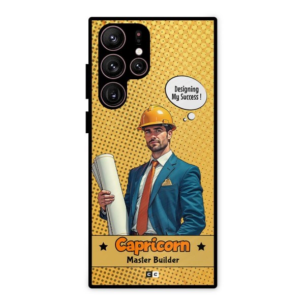 Successful Capricorn Metal Back Case for Galaxy S22 Ultra 5G