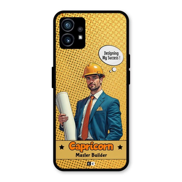 Successful Capricorn Metal Back Case for Nothing Phone 1