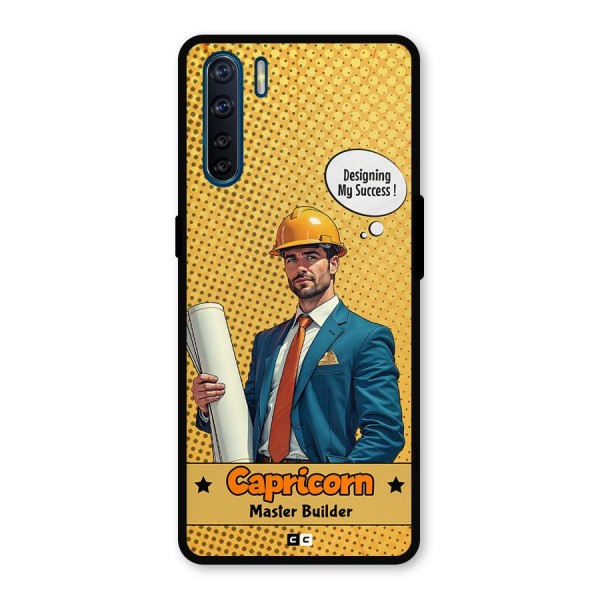 Successful Capricorn Metal Back Case for Oppo F15