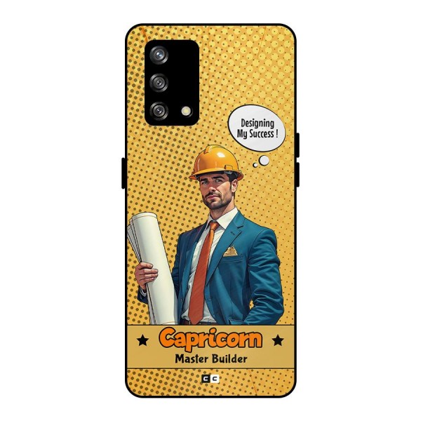 Successful Capricorn Metal Back Case for Oppo F19s