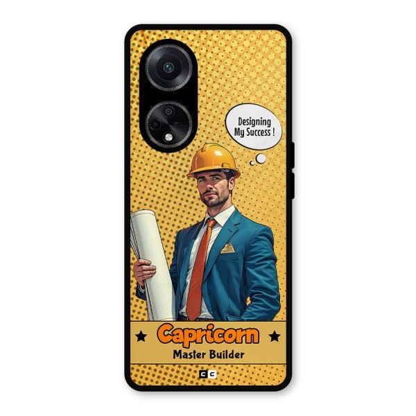 Successful Capricorn Metal Back Case for Oppo F23