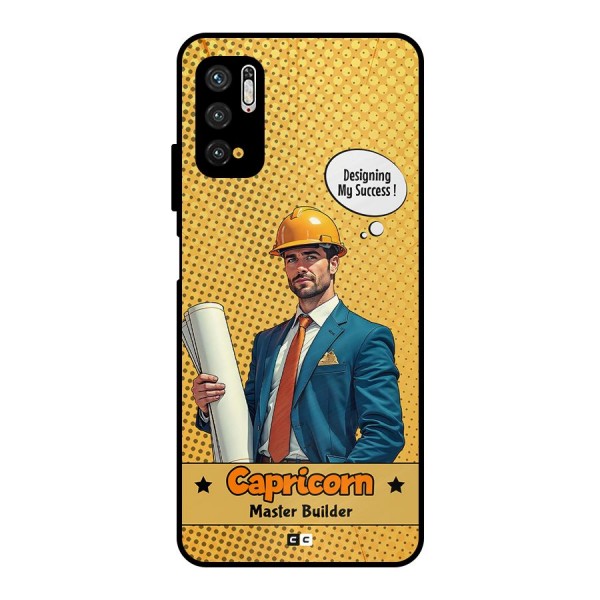 Successful Capricorn Metal Back Case for Poco M3 Pro 5G