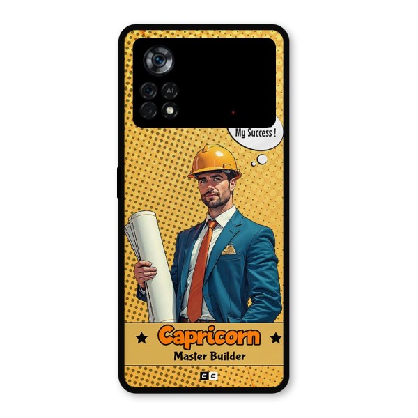 Successful Capricorn Metal Back Case for Poco X4 Pro 5G