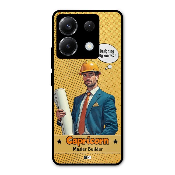 Successful Capricorn Metal Back Case for Poco X6