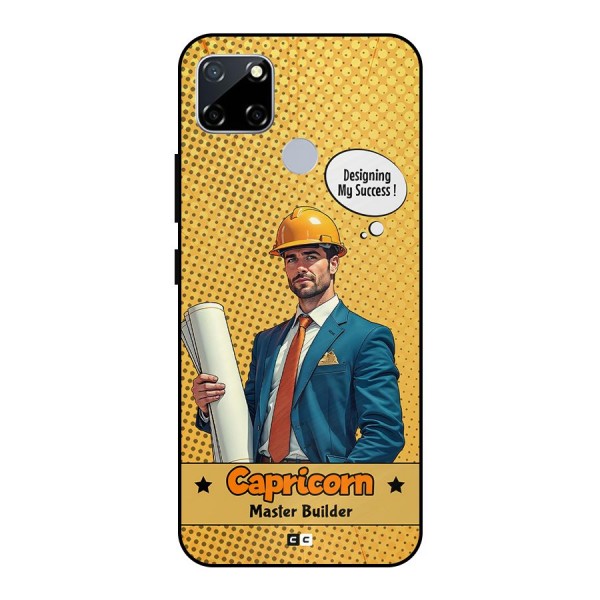 Successful Capricorn Metal Back Case for Realme Narzo 30A