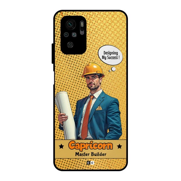 Successful Capricorn Metal Back Case for Redmi Note 10