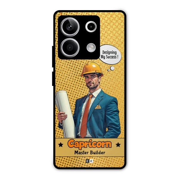 Successful Capricorn Metal Back Case for Redmi Note 13 5G