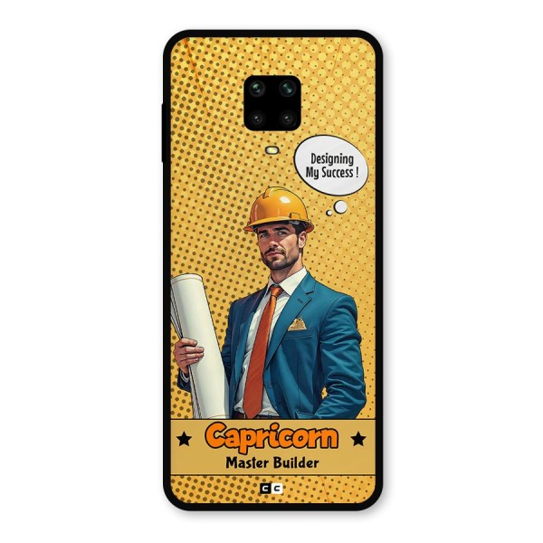 Successful Capricorn Metal Back Case for Redmi Note 9 Pro Max
