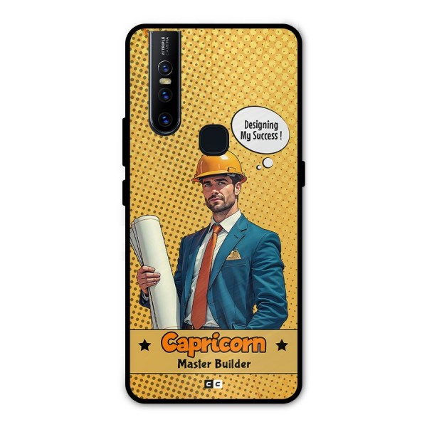 Successful Capricorn Metal Back Case for Vivo V15