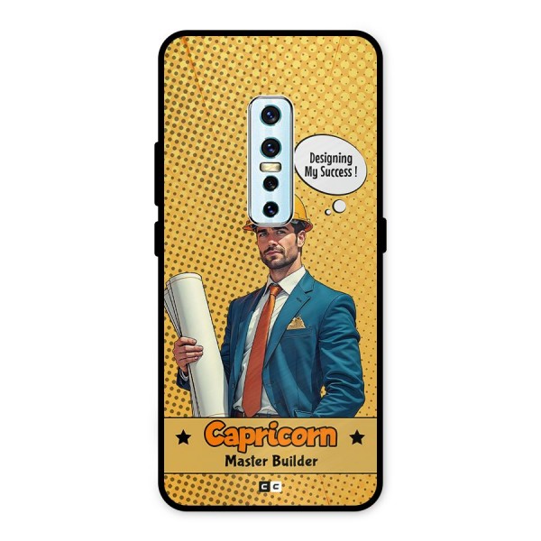 Successful Capricorn Metal Back Case for Vivo V17 Pro